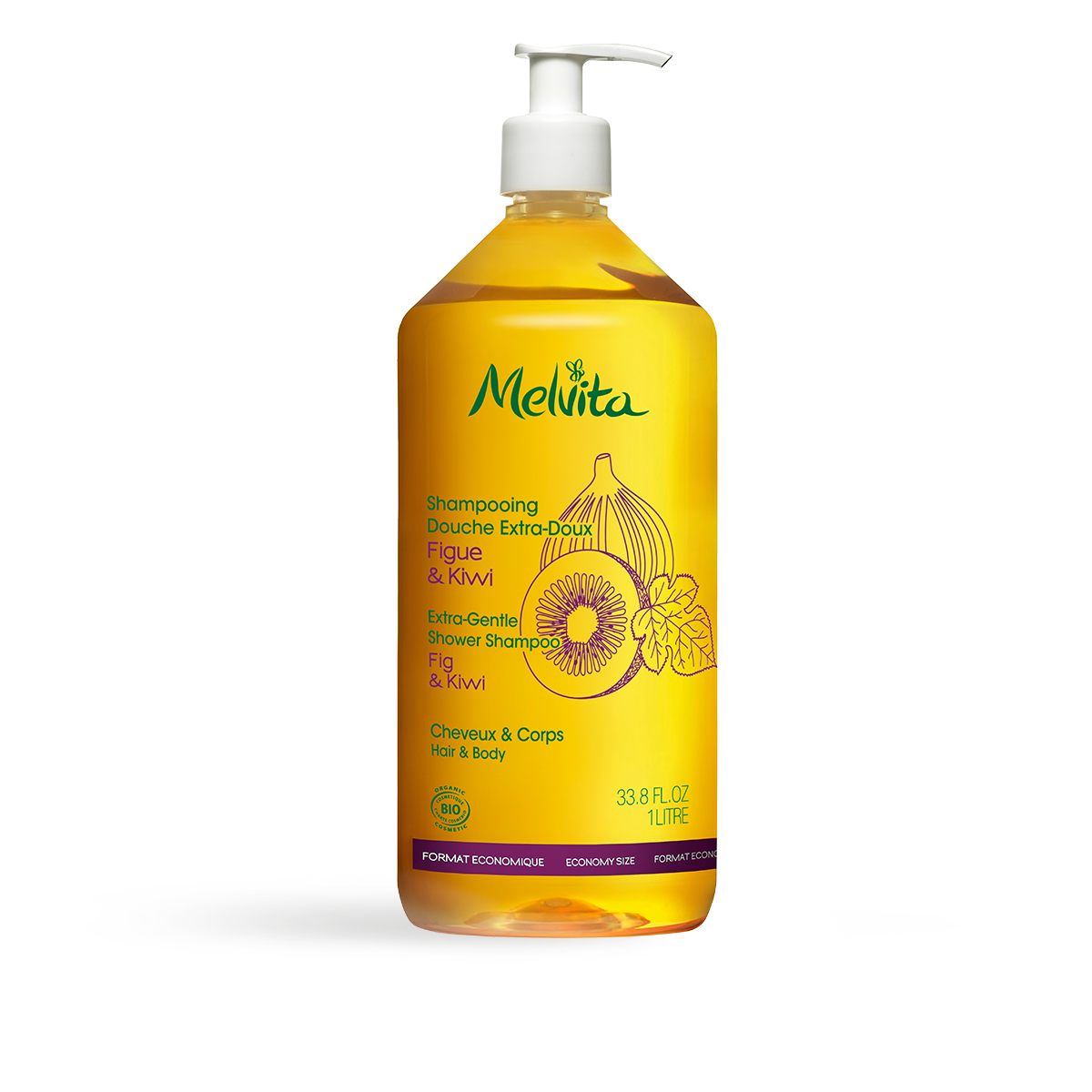 Shampoing douche certifié bio grand format