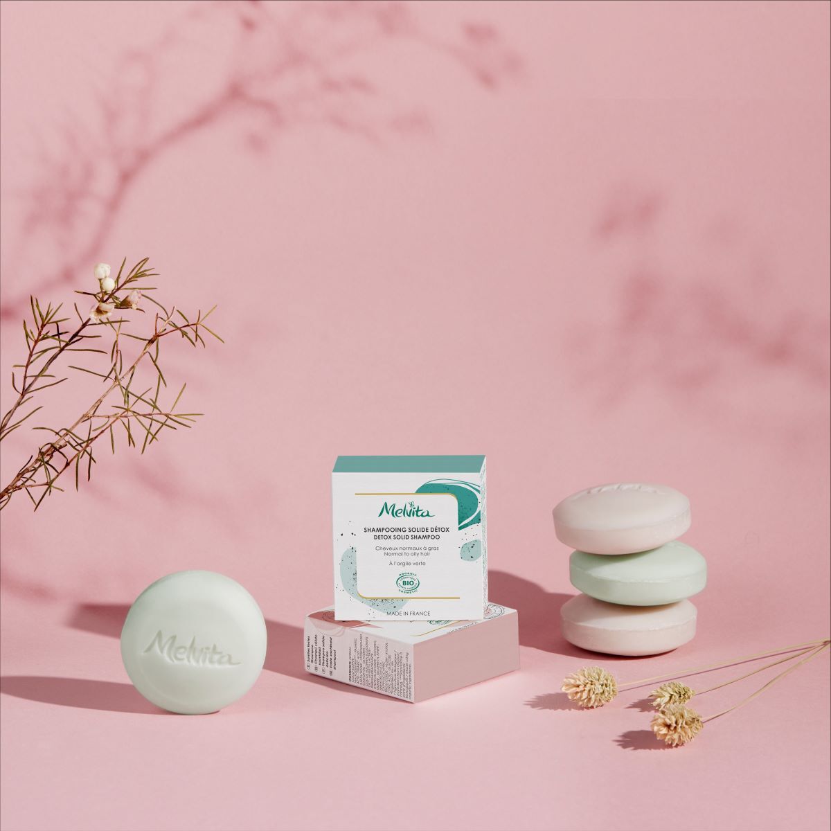 Shampoing solide detox