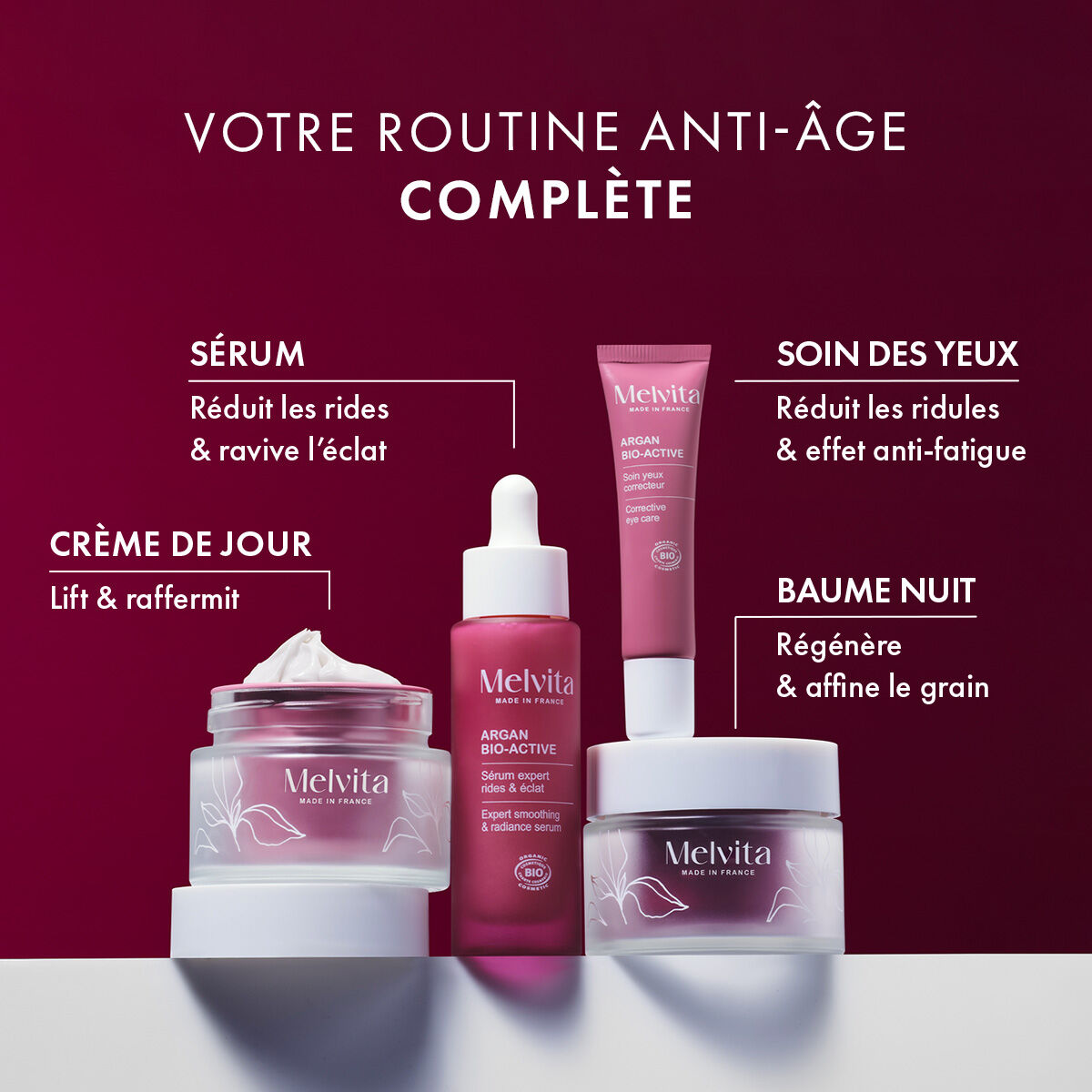 Routine Anti-Age Complète Argan Bio Active