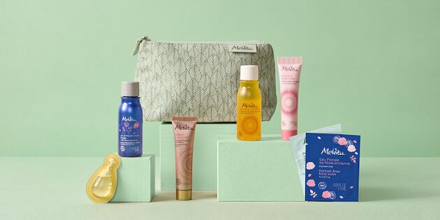 Une trousse et 7 soins offerts pour toute première commande dès 70 euros d'achat
