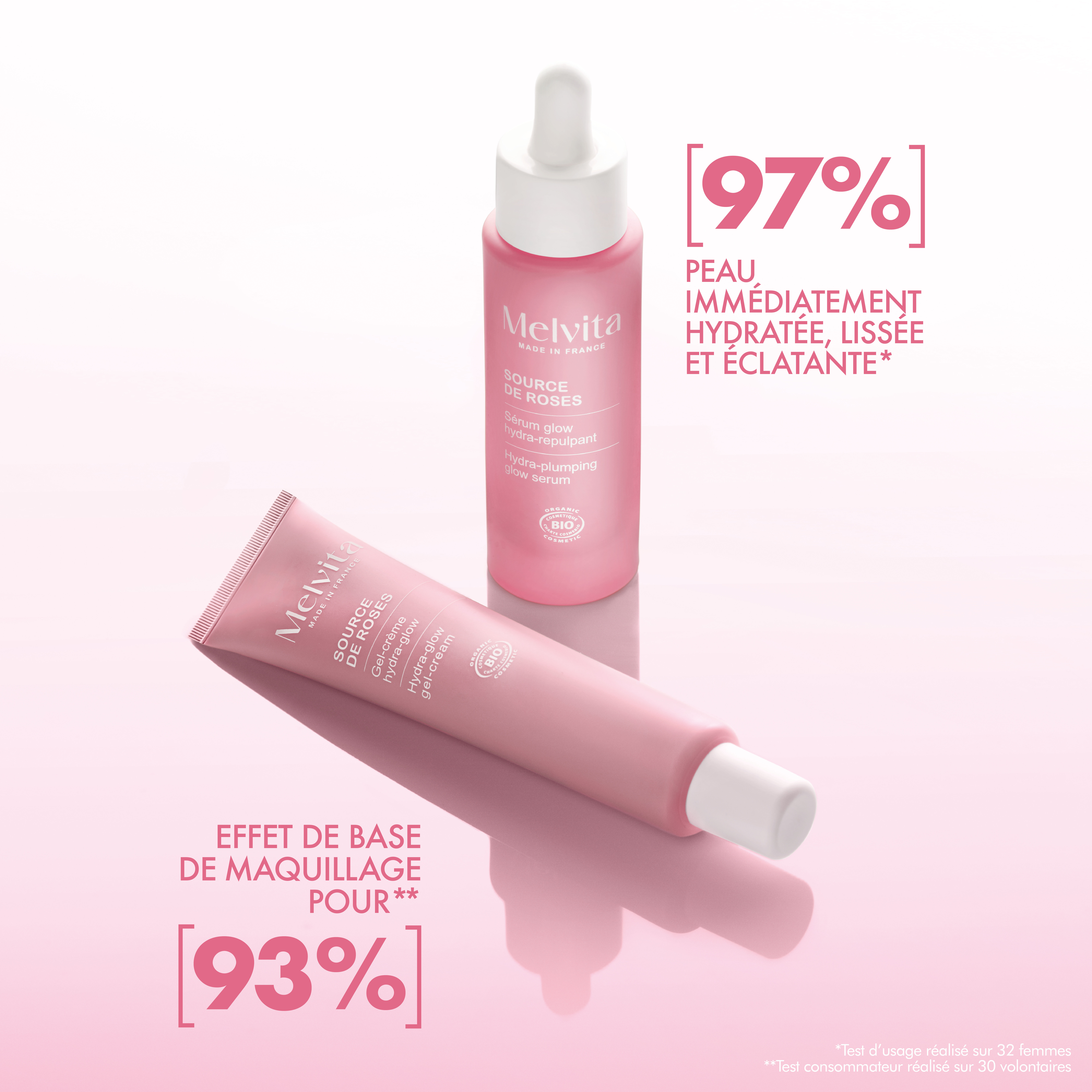 Le S&eacute;rum pr&eacute;pare, le Gel‑Cr&egrave;me r&eacute;v&egrave;le l&rsquo;&eacute;clat.