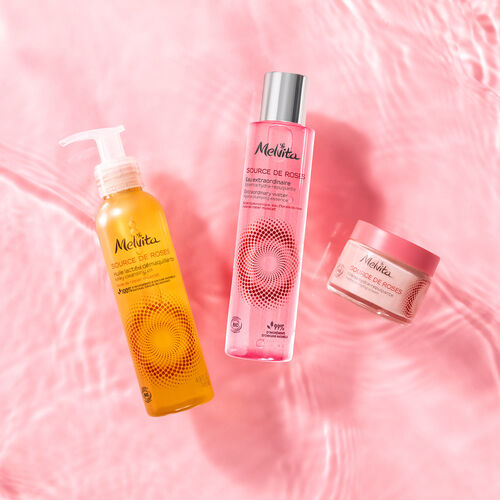 Melvita SOURCE DE ROSES セット Coffret Hydratation Visage Source De Roses | Melvita