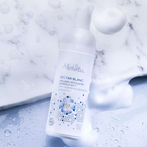 Agrandir la vue4/4 de Mousse d&eacute;maquillante &eacute;clat Nectar Blanc, , large