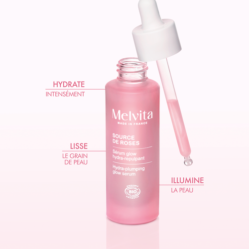 Duo Hydra‑Repulpant Éclat Jour Source de Roses | Melvita