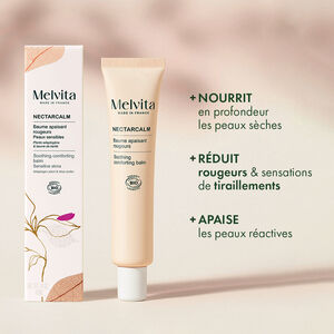Baume Apaisant Anti-Rougeurs NectarCalm format voyage, FR (2) 15 ml | Melvita