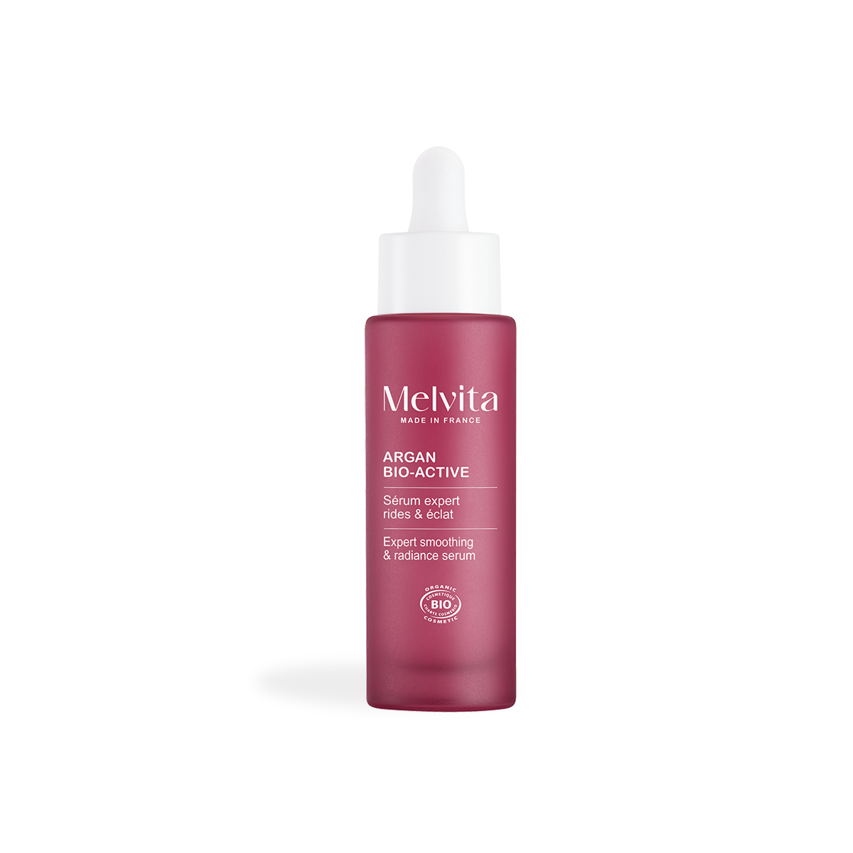 Agrandir la vue1/5 de Visuel du Sérum Expert Rides & Eclat Argan Bio Active violet foncé et le bouchon est blanc
