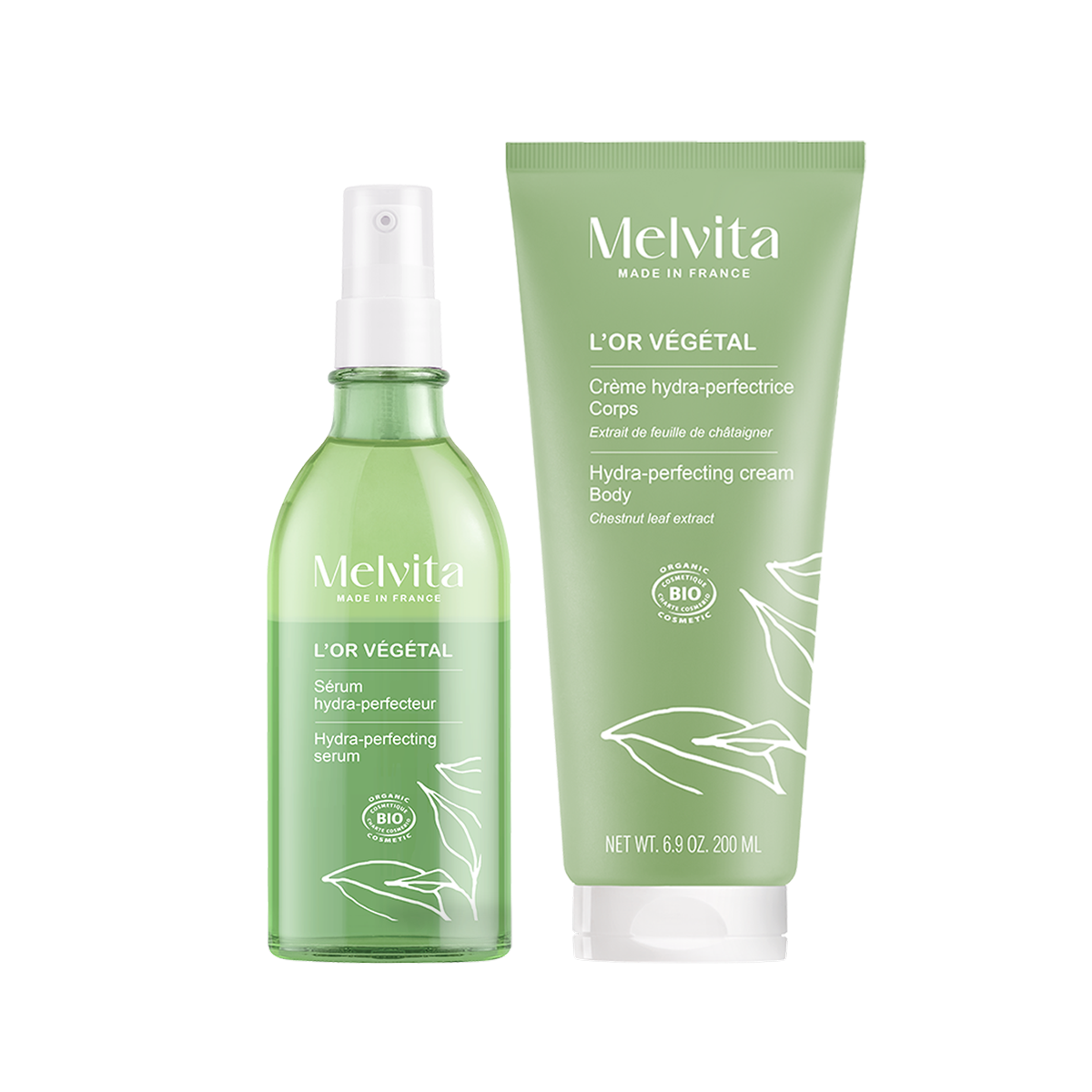 Duo Hydratation Intense L'Or V&eacute;g&eacute;tal | Melvita