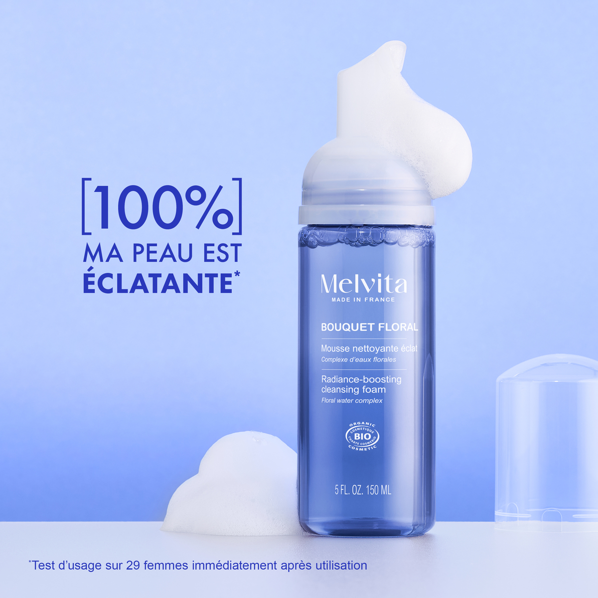 Mousse Nettoyante Eclat, FR (2) 150 ml | Melvita